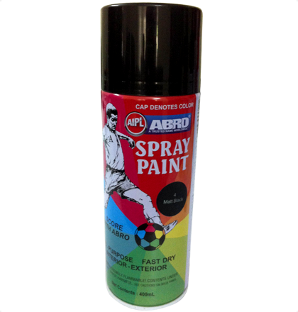 Abro Matt Black Spray Paints