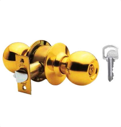 Godrej Classic Cylinder Lock Entrance - Brass